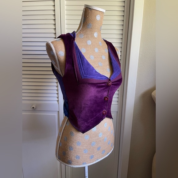 Festival Vest Top Handmade Vintage - Picture 4 of 12